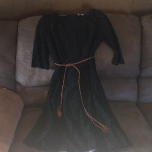 Women’s black lace dress